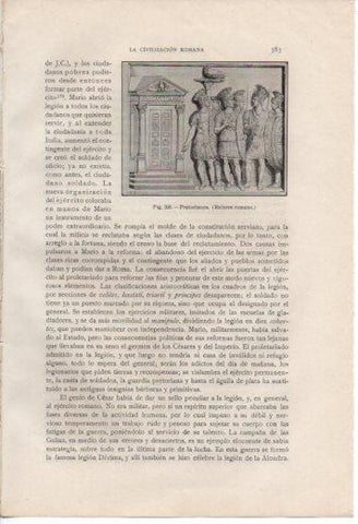 LAMINA V37061: Pretorianos relieve romano
