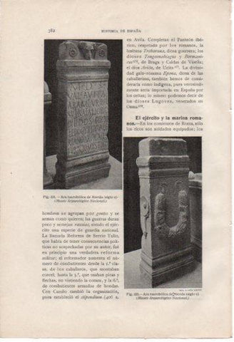 LAMINA V37060: Ara taurobolica de Merida