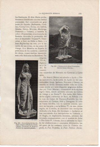 LAMINA V37059: Estatua sacerdotisa de Isis en Clunia