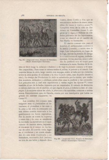 LAMINA V37055: Juegos del Circo, mosaico de Herculano