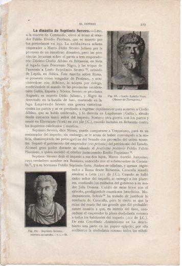 LAMINA V37048: Lucio Aurelio Vero y Septimio Severo