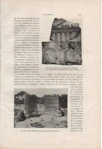 LAMINA V37045: Ruinas del templo de Antinoo