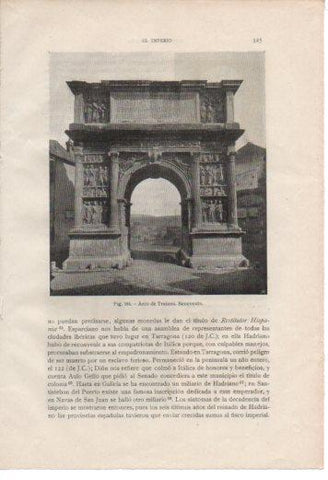 LAMINA V37044: Arco de Trajano en Benevento