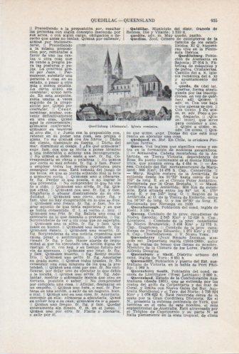 LAMINA V36791: Iglesia en Quedlinburg, Alemania
