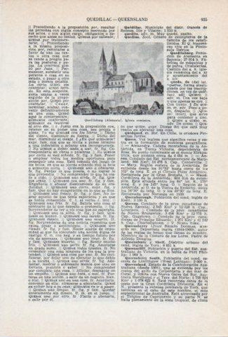 LAMINA V36791: Iglesia en Quedlinburg, Alemania