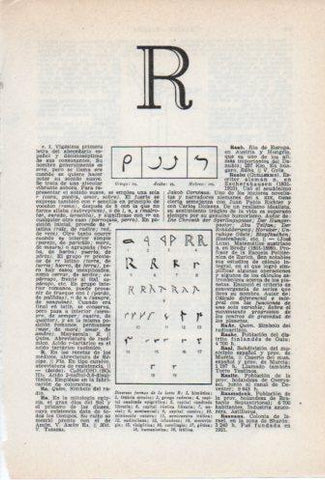 LAMINA V36808: Formas de la letra R