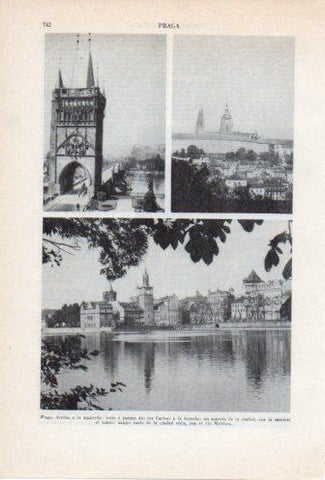 LAMINA V36756: Vistas de Praga
