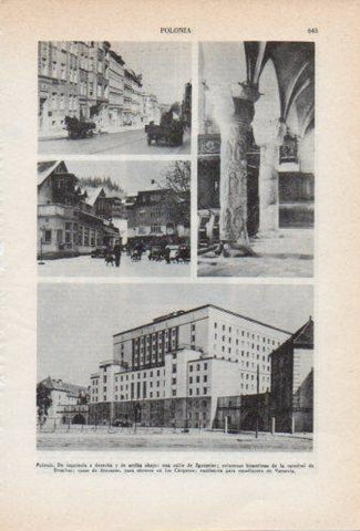 LAMINA V36751: Edificios en Varsovia, Polonia