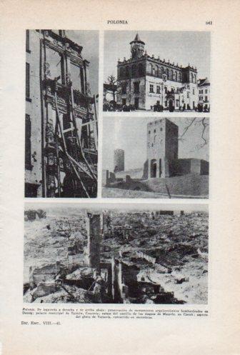 LAMINA V36750: Palacio de Tarnov y el gueto de Varsovia, Polonia