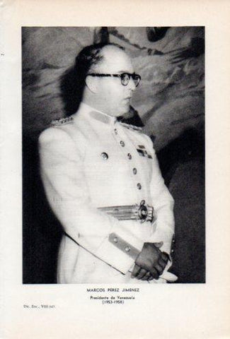 LAMINA V36743: Presidente Marcos Perez Jimenez 