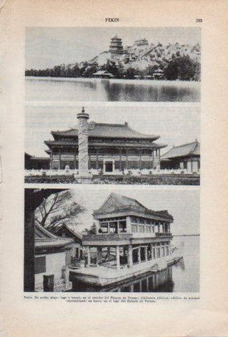 LAMINA V36741: Palacio de Verano en Pekin