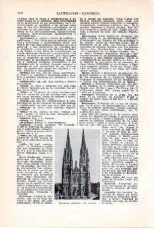 LAMINA V36831: Catedral de Ratisbona, Alemania