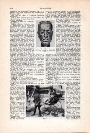 LAMINA V36900: Rainer M. Rilke busto por Fritz Huf