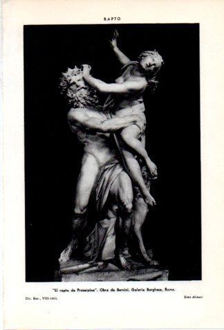 LAMINA V36921: El rapto de Proserpina por Bernini