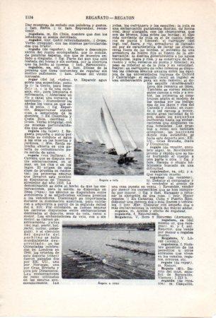 LAMINA V36855: Regata a vela y remo