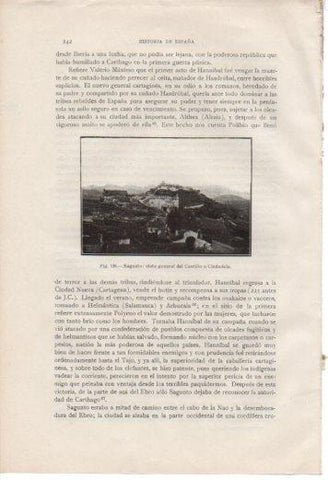 LAMINA V37111: Vista del Castillo de Sagunto