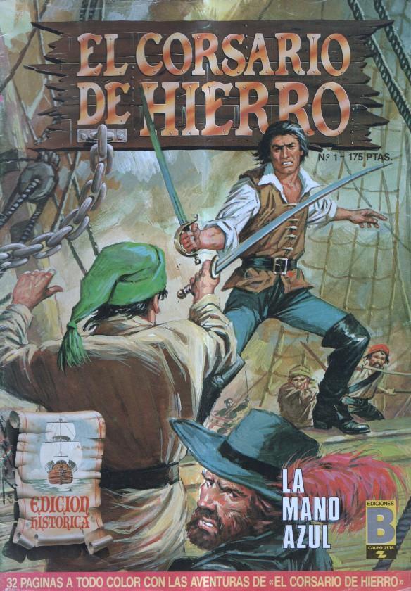 El corsario de hierro numero 01: La mano azul