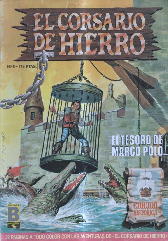 El corsario de hierro numero 06: El tesoro de Marco Polo (numerado 1 en trasera)