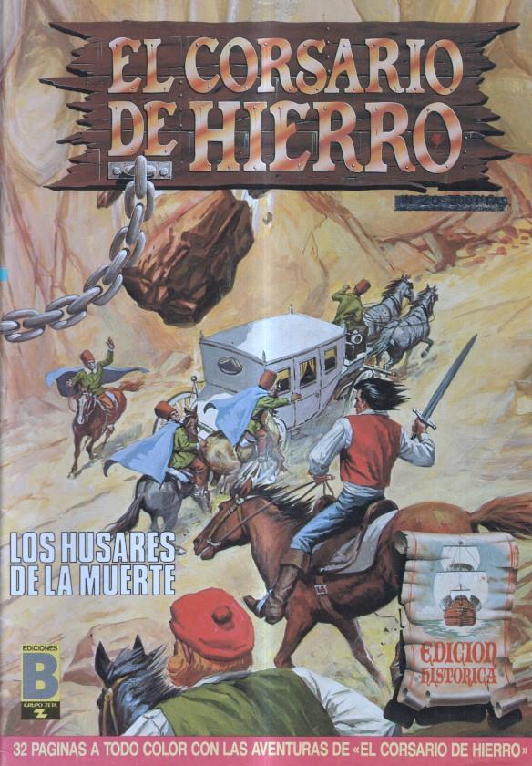 El corsario de hierro numero 20: Los husares de la muerte (numerado 2 en trasera)