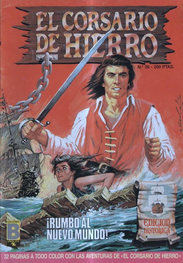 El corsario de hierro numero 26: Rumbo al nuevo mundo