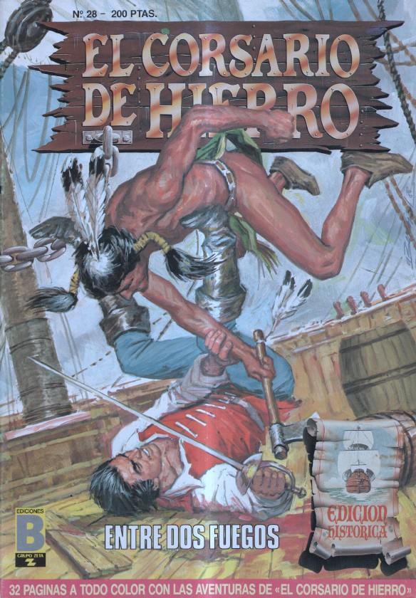 El corsario de hierro numero 28: Entre dos fuegos