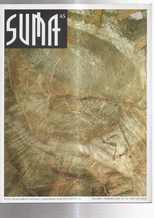 SUMA revista sobre las MATEMATICAS numero 45