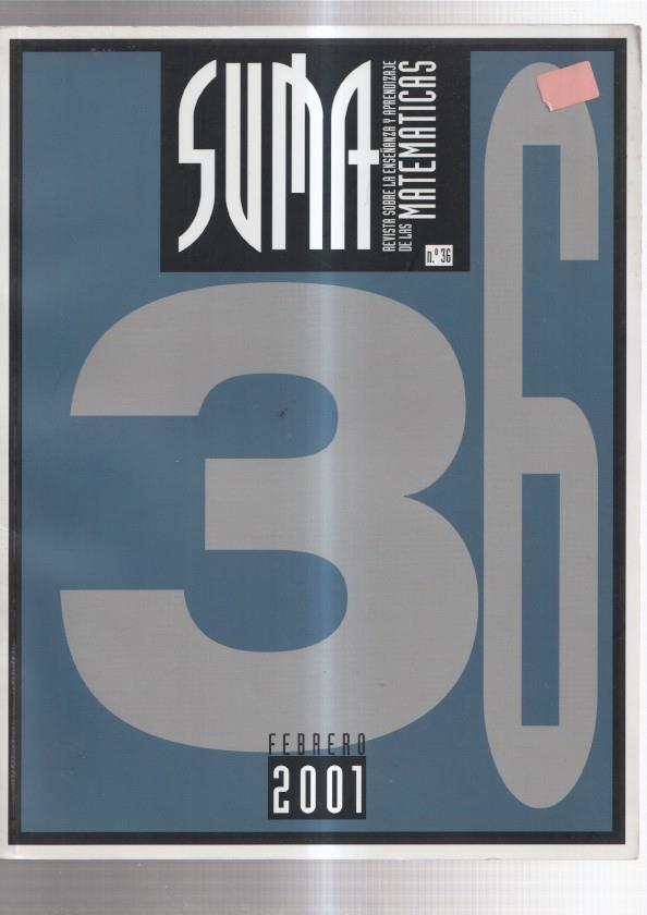 SUMA revista sobre las MATEMATICAS numero 36