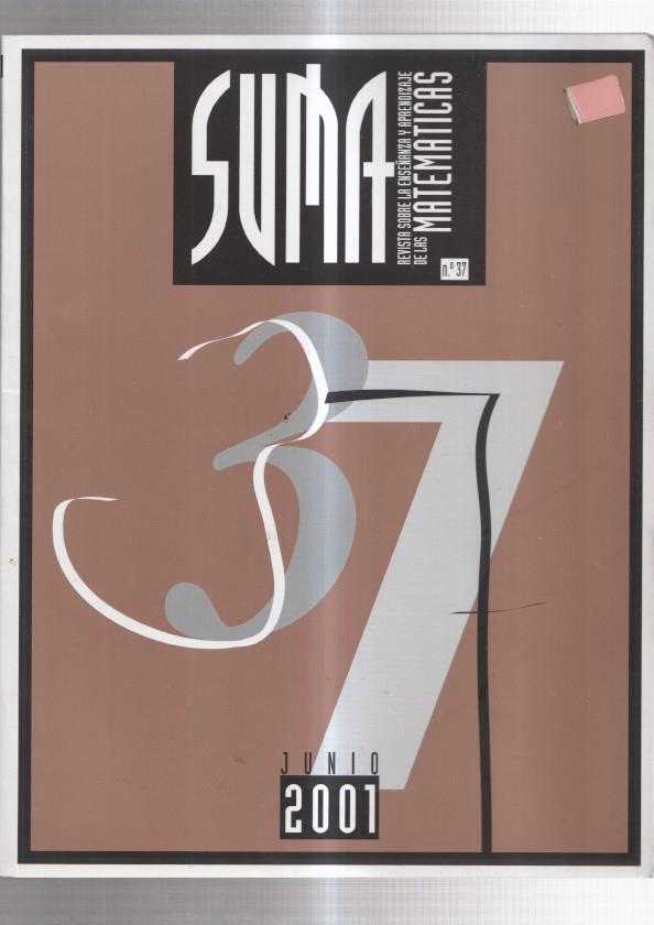 SUMA revista sobre las MATEMATICAS numero 37