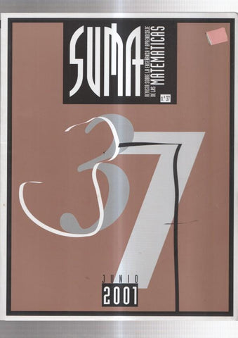 SUMA revista sobre las MATEMATICAS numero 37
