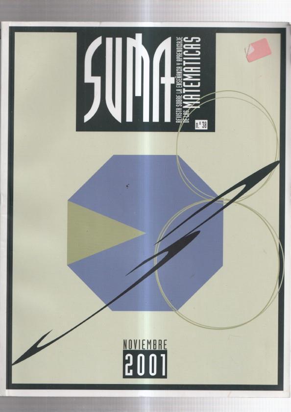SUMA revista sobre las MATEMATICAS numero 38