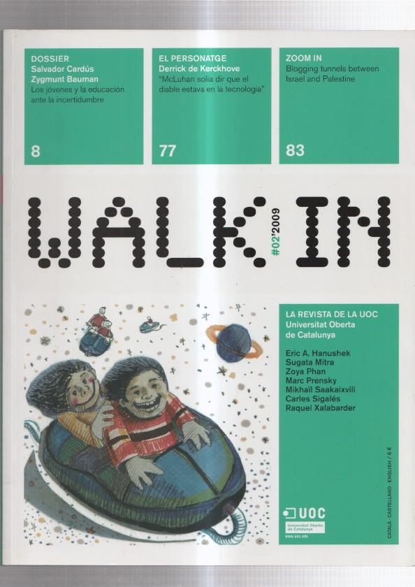 WALKIN la revista de la UOC numero 02, bilingue, castellano, catala, ingles