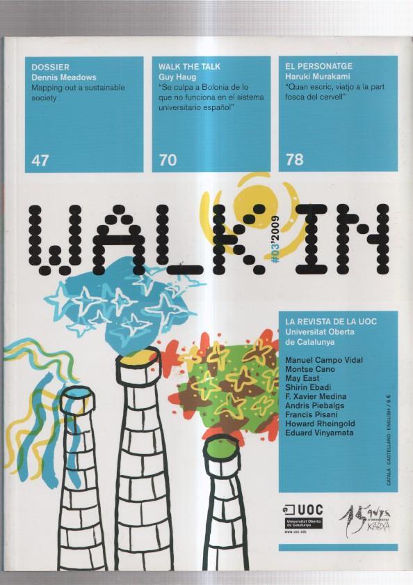 WALKIN la revista de la UOC numero 03, bilingue, castellano, catala, ingles