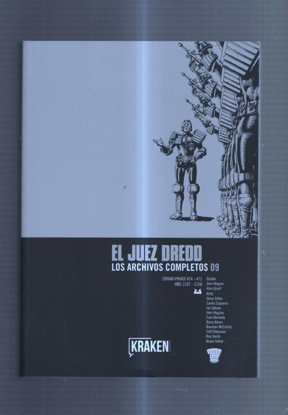 El Juez Dredd los archivos completos volumen 09
