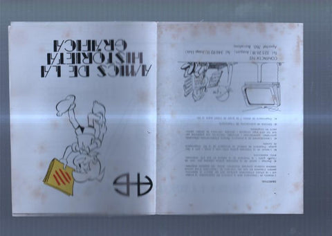 Folleto publicitario Amics de la historieta grafica