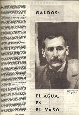 LAMINA 35675: Benito Perez Galdos