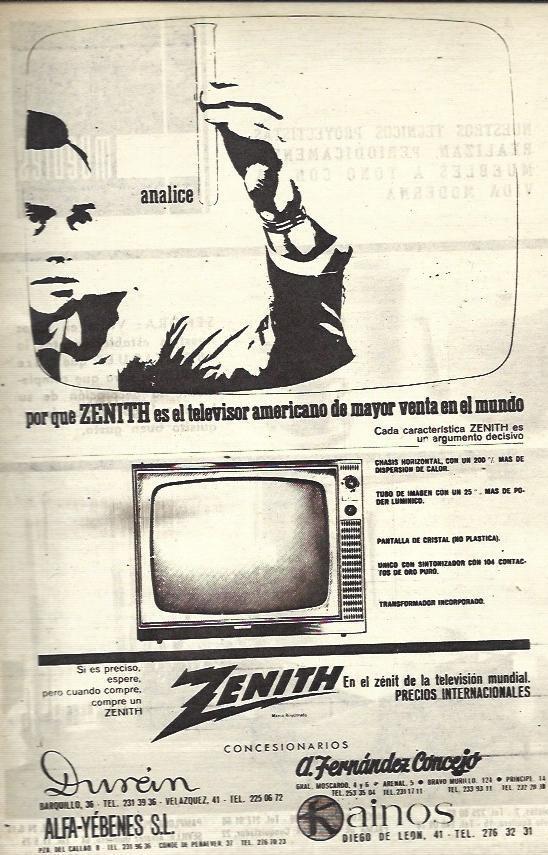 LAMINA 35670: Publicidad de Zenith