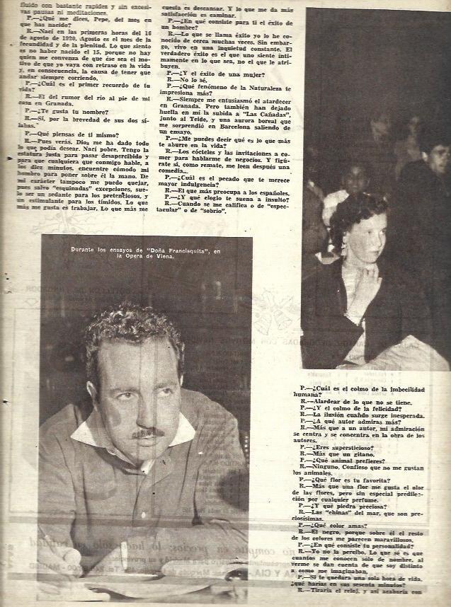 LAMINA 35661: Jose Tamayo en Doña Francisquita