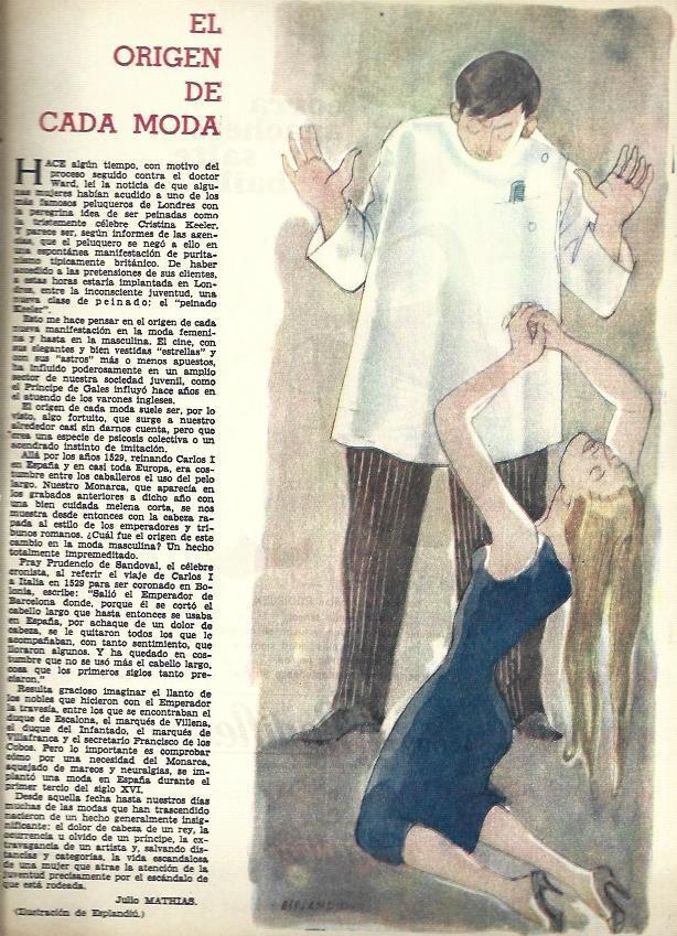 LAMINA 35682: El origen de cada moda, ilustracion de Esplandiu