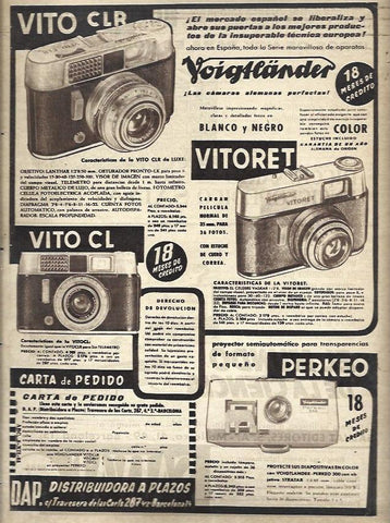 LAMINA 35659: Publicidad de maquinas de foto Vito