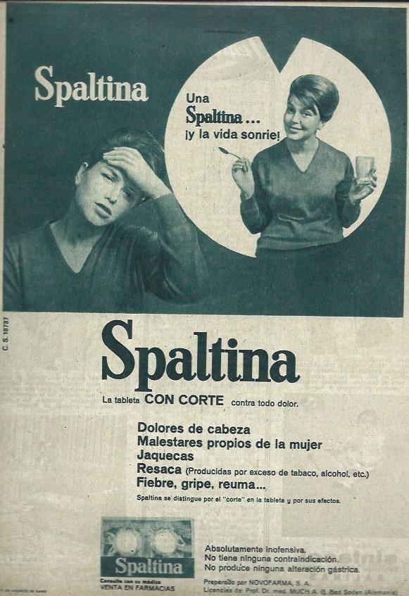 LAMINA 35691: Publicidad de Spaltina