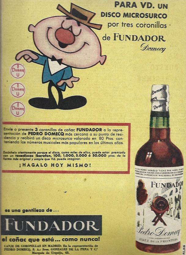 LAMINA 35687: Publicidad de licor Fundador