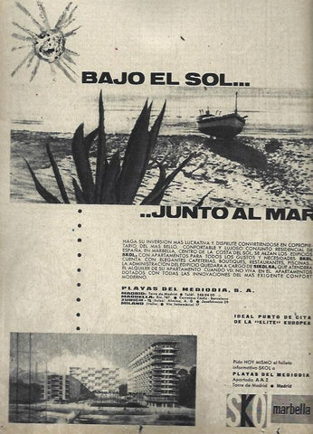 LAMINA 35628: Publicidad de Sko Marbella
