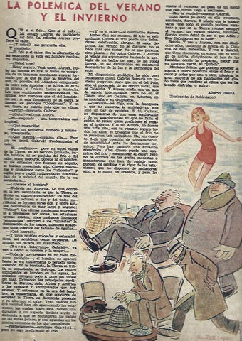 LAMINA 35623: La polemica del verano y el invierno, por Robledano