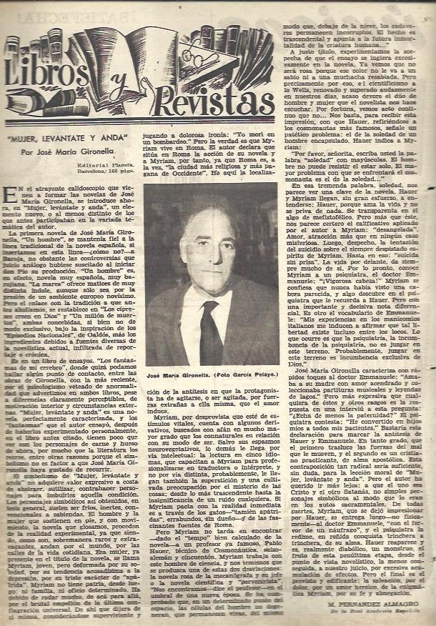 LAMINA 35630: Jose Maria Gironella