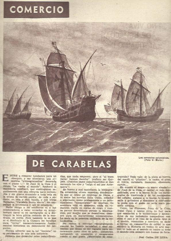 LAMINA 35610: Las carabelas de Colon