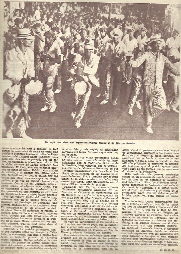 LAMINA 35608: Carnaval de Rio de Janeiro