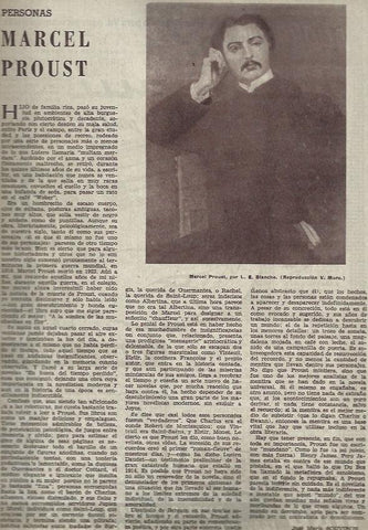 LAMINA 35618: Marcel Proust