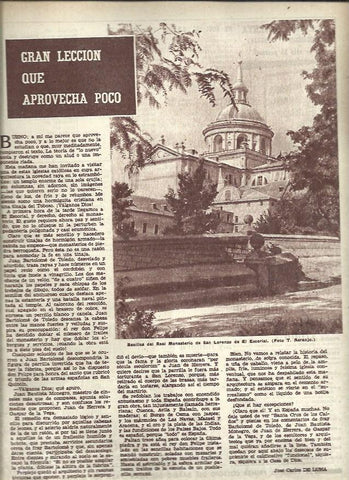 LAMINA 35708: Basilica de El Escorial
