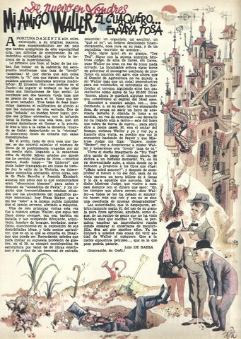LAMINA 35655: Mi amigo Waller, ilustracion de Goñi