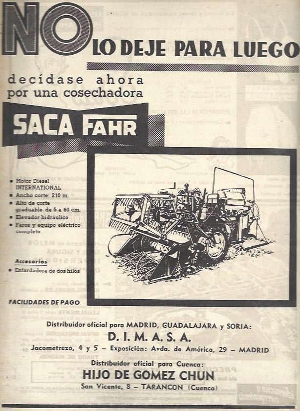 LAMINA 35642: Publicidad de Saca Fahr